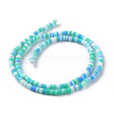 Handmade Polymer Clay Beads Strands(CLAY-R089-3mm-005)-3