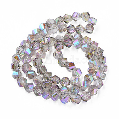 Electroplate Transparent Glass Beads Strands(EGLA-N002-39-C05)-2