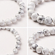SUNNYCLUE Natural Howlite Round Beads Stretch Bracelets(BJEW-PH0001-8mm-08)-4