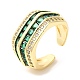 Rack Plating Brass Open Cuff Rings(RJEW-R138-05G)-3