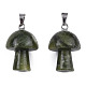 Natural Southern Jade Pendants(G-N0325-10P)-2