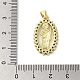 Placage de crémaillère en laiton micro pavé pendentifs en zircone cubique(KK-C052-24G)-3