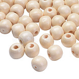 10mm White Drum Wood Beads(TB10mmY-8)