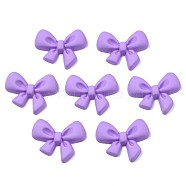 Opaque Spray Painted Acrylic Cabochons, Bowknot, Medium Orchid, 23x27x6mm(ACRP-S679-001)