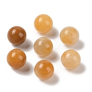 Natural Topaz Jade No Hole Sphere Beads, Round, 10mm(G-K353-04A-17)