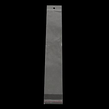 Rectangle OPP Cellophane Bags, Clear, 34x6cm, Unilateral Thickness: 0.035mm, Inner Measure: 28.5x6cm