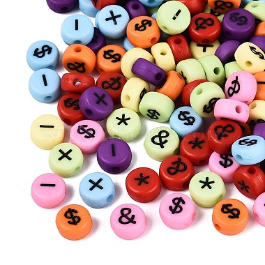Opaque Acrylic Beads(SACR-Q001-10E)-1