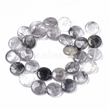 Chapelets de perle en quartz nuageux naturel(G-S359-226)-2