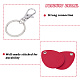 10Pcs PU Leather & Alloy Pendants(KEYC-CN0001-08D)-5