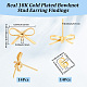 14Pcs Brass Stud Earring Findings(KK-BBC0028-66G)-2