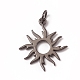 Brass Solar Eclipse Pendants(KK-I668-08)-2