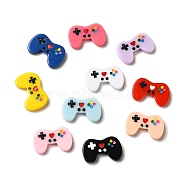 Opaque Resin Cabochons, Game Controller, Mixed Color, 28x17.5x4mm(CRES-M014-23)
