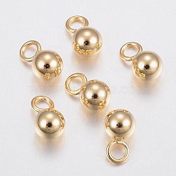 304 Stainless Steel Sphere Charms, for DIY Jewelry Making, Round Ball, Golden, 6x3mm, Hole: 2mm

(X-STAS-H436-67-3mm)