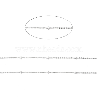 304 Stainless Steel Cross Link Chains(CHS-G027-10P)-2
