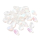 perles de verre tchèques givrées transparentes(GLAA-PW0001-33H)-1