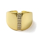 Brass with Cubic Zirconia Rings(RJEW-B057-18G)-2