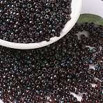 MIYUKI Round Rocailles Beads, Japanese Seed Beads, (RR4504) Transparent Ruby Picasso, 8/0, 3mm, Hole: 1mm, about 422~455pcs/10g(X-SEED-G008-RR4504)