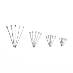Brass Eye Pin, with Storage Container, Gunmetal, 1.8cm/2.6cm/3.6cm/5cm, Hole: 2mm, Pin: 0.7mm, 600pcs/box(KK-X0093-05B)