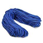 Nylon Braided Cord, Binding Rope, Round, for DIY Craft, Blue, 4mm(FB-CBADB10-01A)
