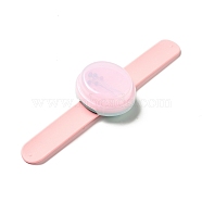 Magnetic Sewing Pincushion Wrist for Sewing, Magnetic Wristband Quilting Supplies, with Colorful Steel Needles, Pink, 186x102x30mm(TOOL-G019-01A)