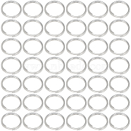 500Pcs 304 Stainless Steel Split Rings, Double Loops Jump Rings, Stainless Steel Color, 10x1.4mm, Inner Diameter: 8.5mm(STAS-SP0001-66C)