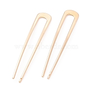 Alloy Hair Forks, U-shaped, Golden, 90x19x1.5mm(OHAR-B002-01G)