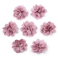 Lace Costume Accessories, Flower, Pale Violet Red, 50mm(OHAR-Q142-15)