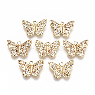 Brass Micro Pave Cubic Zirconia Charms(KK-S354-142-NF)-2