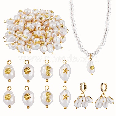 40 pcs 4 styles de pendentifs en perles keshi naturelles(FIND-SZ0006-09)-4