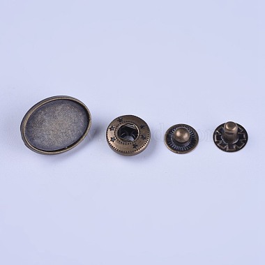 Alloy Snap Button Cabochon Settings(BUTT-WH0011-04AB)-1