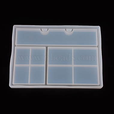 Rectangle DIY Jewelry Display Stand Storage Box Silicone Molds(AJEW-WH0022-10)-3