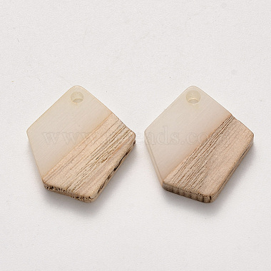 Resin & Wood Pendants(RESI-S384-003A)-2