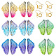 パンダホールの蝶の羽のイヤリング作成キット(DIY-TA0005-11)-1
