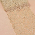 Lace Trim, Polyester Ribbon for Jewelry Making, Tan, 5-7/8 inch(150mm)(OCOR-WH0060-17E-18)