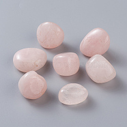 Natural Rose Quartz Beads, Tumbled Stone, Healing Stones for 7 Chakras Balancing, Crystal Therapy, No Hole/Undrilled, Nuggets, 20~30x15~28mm(G-G774-16)