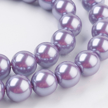 Eco-Friendly Dyed Glass Pearl Round Beads Strands(HY-A002-10mm-RB056)-3