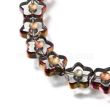 Electroplated Transparent Glass Beads Strands(GL-CBA98F0-09D)-2