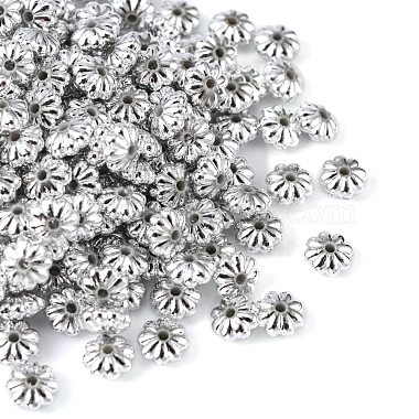 Silver Plating Acrylic Beads(PL715)-2
