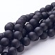 Natural Black Agate Beads Strands(G-D543-12mm)-1