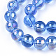plaquent verre transparent perles brins(GLAA-T032-T8mm-AB04)-2