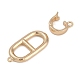 Brass Fold Over Clasps(FIND-U017-16G-01)-2