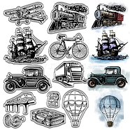 Custom PVC Plastic Clear Stamps, for DIY Scrapbooking, Photo Album Decorative, Cards Making, Stamp Sheets, Film Frame, Vehicle, 160x110x3mm(DIY-WH0439-0156)