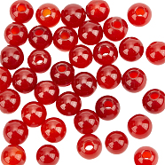 Natural Carnelian Beads, Round, 6mm, Hole: 2mm, 50pcs/box(G-OC0003-90)