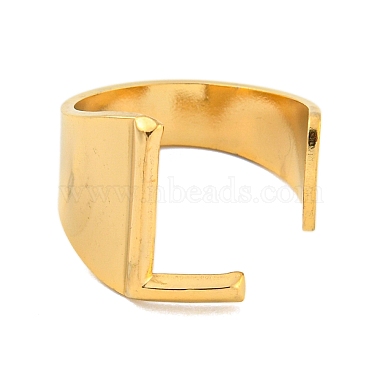 Vacuum Plating 201 Stainless Steel Cuff Rings(RJEW-Z032-01G-L)-3