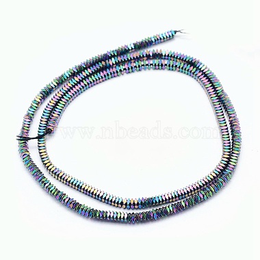 Electroplate Non-magnetic Synthetic Hematite Beads Strands(G-L489-D01)-3