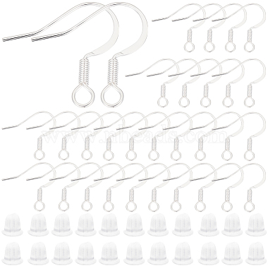 100Pcs Brass French Earring Hooks(KK-BBC0015-45B)-1