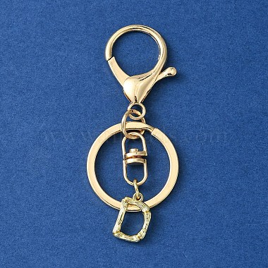Letter D Alloy Keychain
