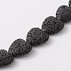 Synthetic Lava Rock Bead Strands(G-N0114-18)-1