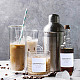 7 feuilles d'autocollants d'étiquettes adhésives en pvc pour sirop de café(STIC-WH0003-010)-6
