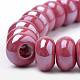 Perles en porcelaine manuelles(PORC-Q219-15x9-F18)-3